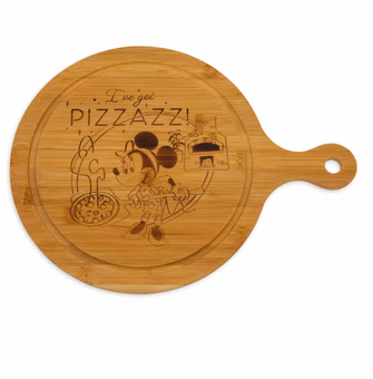 Disney EPCOT Food & Wine Festival 2022 Minnie Pizza Wood Serving Board New