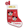 Disney Store Mickey and Minnie My First Christmas Stocking New with Tag
