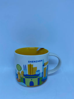 Starbucks You Are Here Collection Shenzhen China Ceramic Coffee Mug New With Box