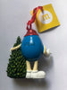 M&M's World Blue Character Resin Christmas Tree Ornament New with Tag