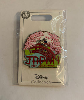 Disney Parks Epcot World Showcase Japan Minnie Blossom Pin New with Card