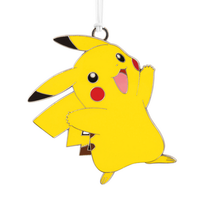 Hallmark Pokémon Pikachu Metal Ornament New with Card
