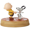 Hallmark Peanuts Brown and Snoopy Happy Dance Figurine New with Box