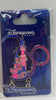 Disney 30th Anniversary Disneyland Paris Castle Dangle Pin New with Card