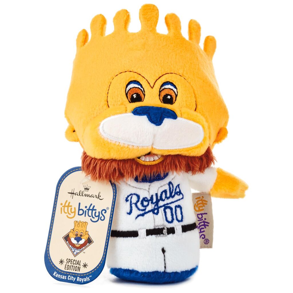 Hallmark MLB Kansas City Royals Mascot Sluggerrr Itty Bittys Plush New with Tag