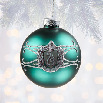 Universal Studios Harry Potter Slytherin Ball Christmas Ornament New with Tags