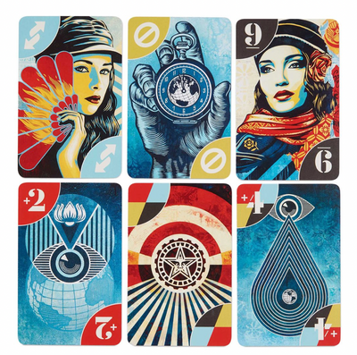 Mattel Creations UNO Artiste Shepard Fairey Card Game New with Box