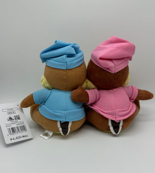 Disney Store Japan Authentic Chip 'n Dale Pajama Set Plush New with Tag