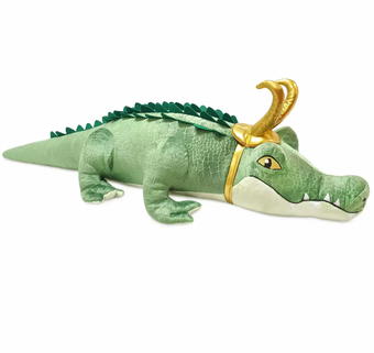 Disney Marvel Loki Disney+ Alligator 31inc Large Plush New with Tag
