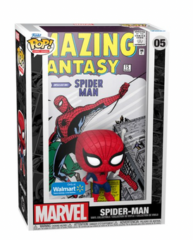Funko Pop! Cover Art Disney Marvel Amazing SpiderMan Vinyl Bobblehead Exclusive