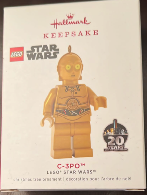 Hallmark Disney Lego Star Wars C-3PO Christmas Ornament New With Box