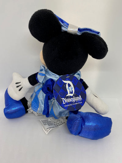 Disney Disneyland 60th Anniversary Diamond Celebration Minnie 9in Plush New