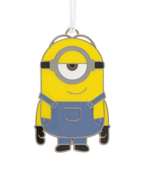 Hallmark Minions The Rise of Gru Stuart the Minion Metal Ornament New with Card