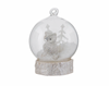 Robert Stanley 2021 Light Up Owl Snow Globe Glass Christmas Ornament New w Tag