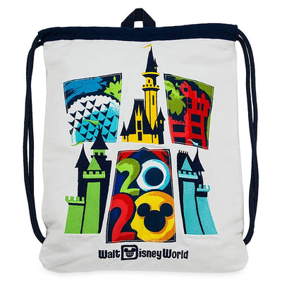 Disney Parks Walt Disney World 2020 Cinch Sack Tote New with Tags