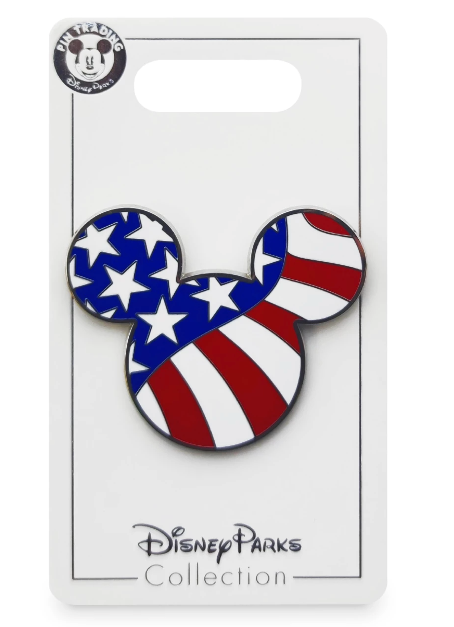 Disney Parks Mickey Icon Americana Pin New with Card