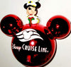 Disney Cruise Line Mickey Captain Glass Ball Christmas Ornament New with Tag