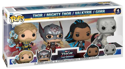 Funko Pop! Thor 4 Love and Thunder Exclusive 4-Pack New with Box