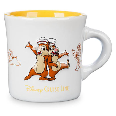 Disney Cruise Line Chip 'n Dale Diner Coffee Mug New
