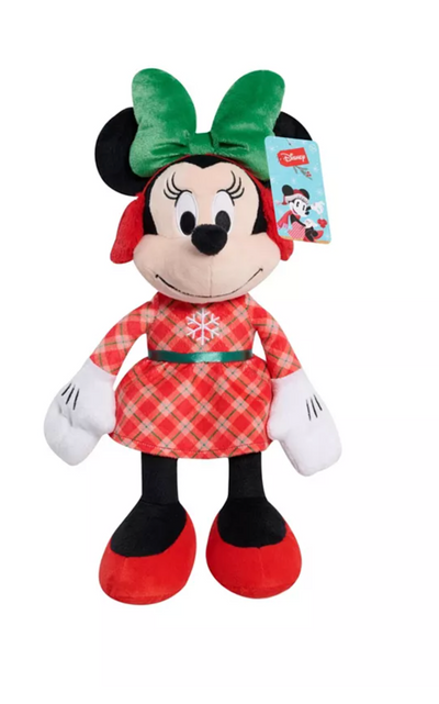 Disney Minnie with Snowflake Christmas Holiday Plush New with Tag