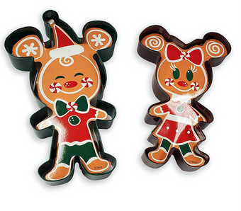 Disney Mickey and Friends Holiday Christmas Baking Set Gingerbread New with Box