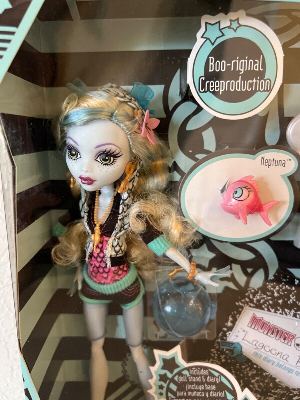 Mattel Monster High 2022 Boo-Riginal Creeproduction Frankie Stein Doll New w Box