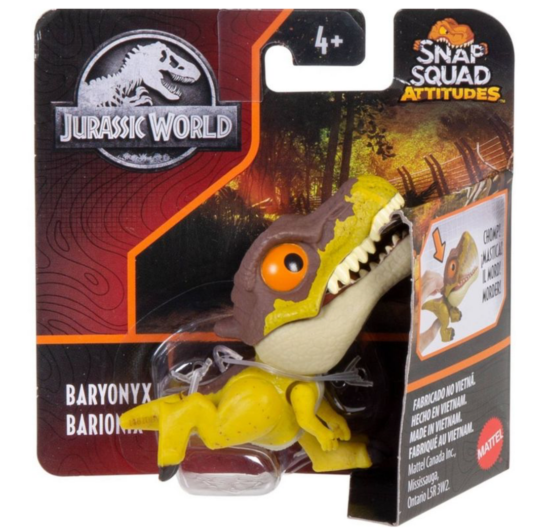 Jurassic World Snap Squad Attitudes Baryonyx Dinosaurs Toy New