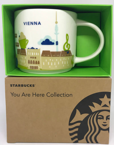 Starbucks You Are Here Collection Austria Vienna Ceramic Coffee Mug New Box