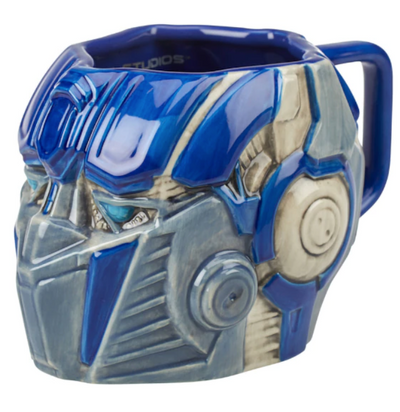 Universal Studios Optimus Prime Sculpted Head Coffee Mug New With Tag