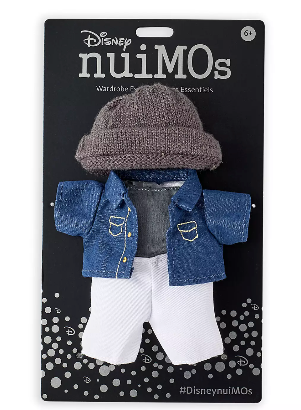 Disney NuiMOs Collection Outfit Denim Jacket and Knitted Hat Set New with Card