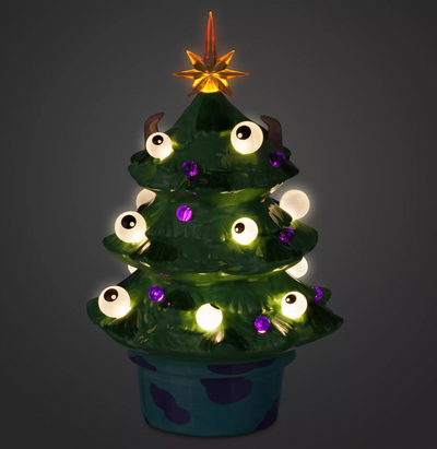Disney Pixar Monsters, Inc. Light-Up Holiday Ceramic Christmas Tree New