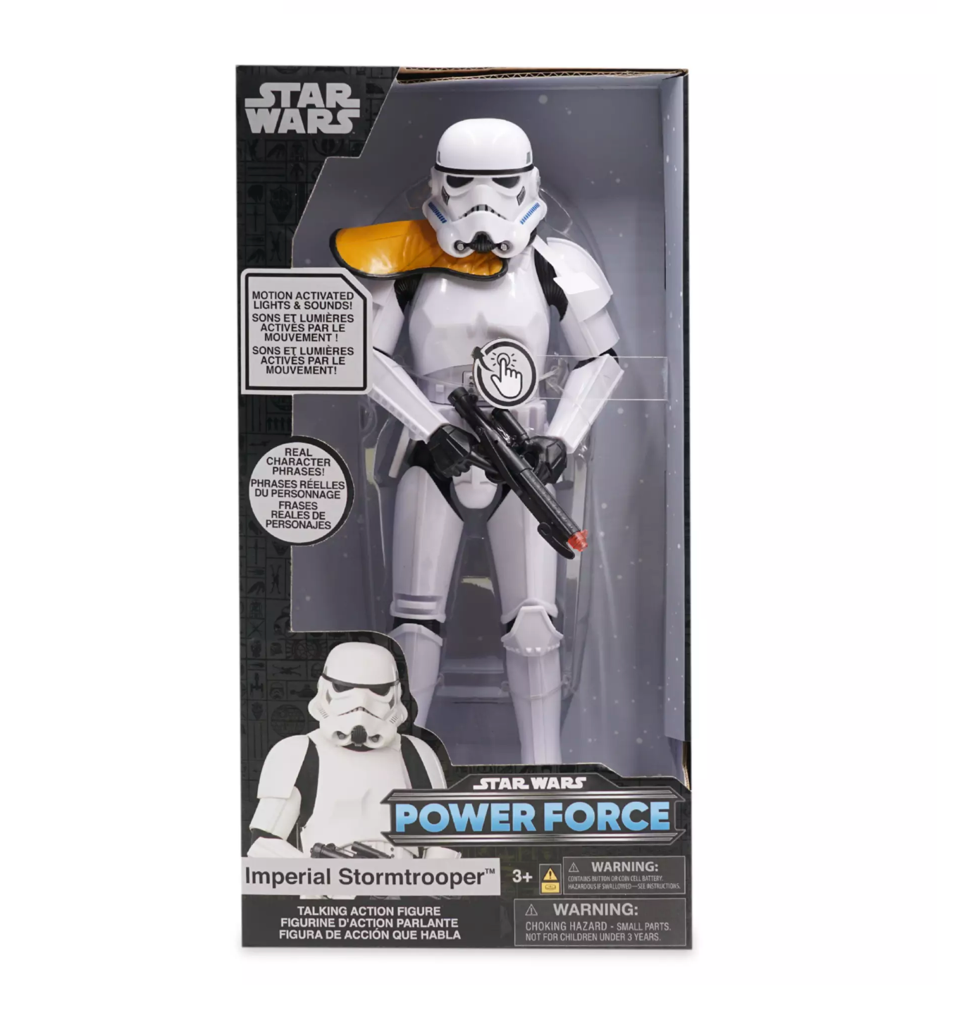 Disney Star Wars Imperial Stormtrooper Talking Action Figure Power Force New Box