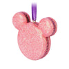 Disney Parks Minnie Macaron Glitter Christmas Ornament New With Tag