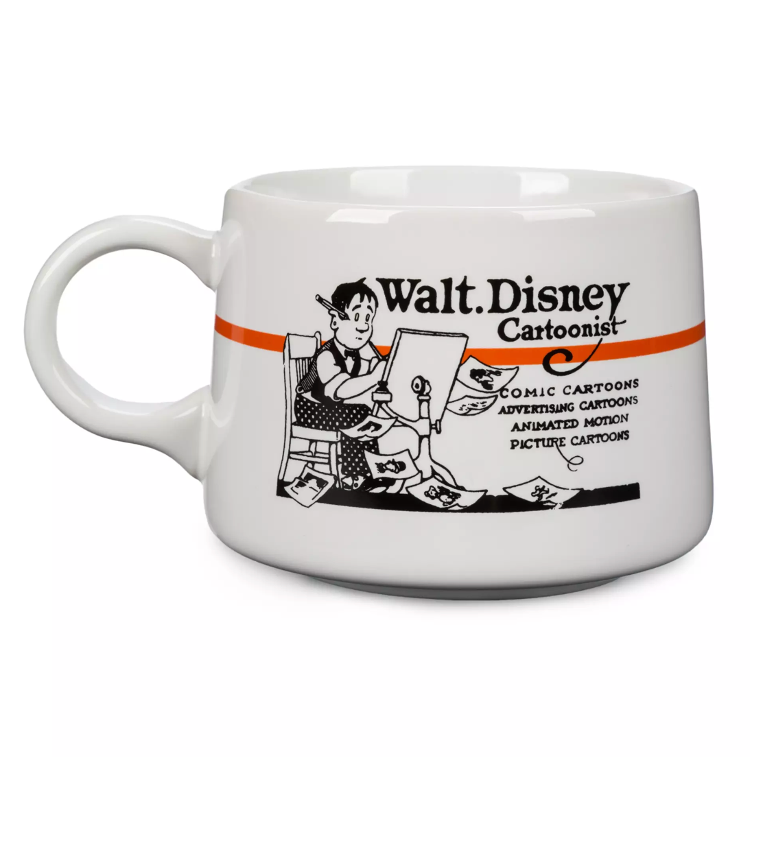 Disney 100 Years of Wonder Celebration Walt Disney Cartoonist Mug New