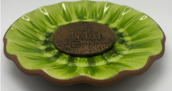 Disney Parks Walt Disney World Castle Ceramic Tray New With Tags