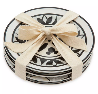 Disney Parks Mickey Mouse Tidbit Plate Set Disney Homestead Collection New