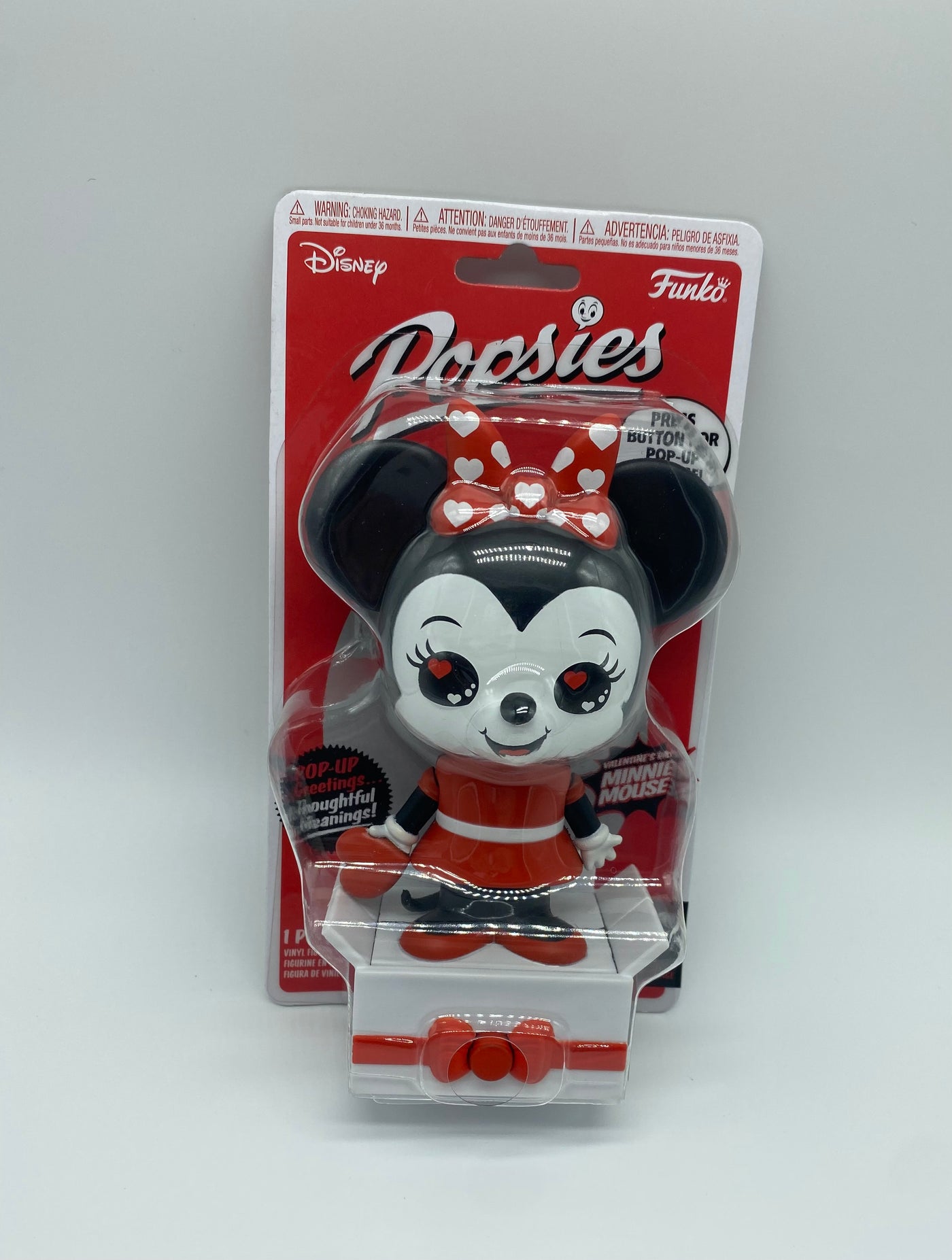 Disney Funko Popsies Valentine Minnie You're My One and Only Figure New Box