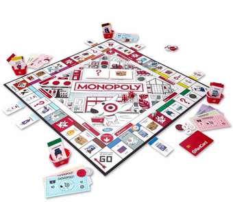 Target Edition Monopoly Game Bullseye Dog Limited Edition New with Box