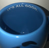M&M's World Blue Character Barrel It's All Good Mug New