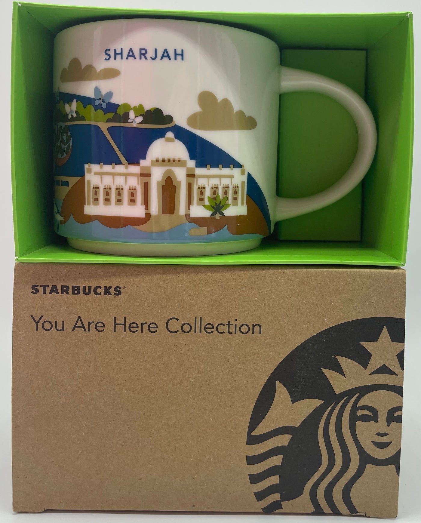 Starbucks You Are Here Collection Sharjah UAE Ceramic Coffee Mug New with Box