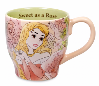 Disney Aurora Sweet as a Rose Sleeping Beauty Coffee Mug New