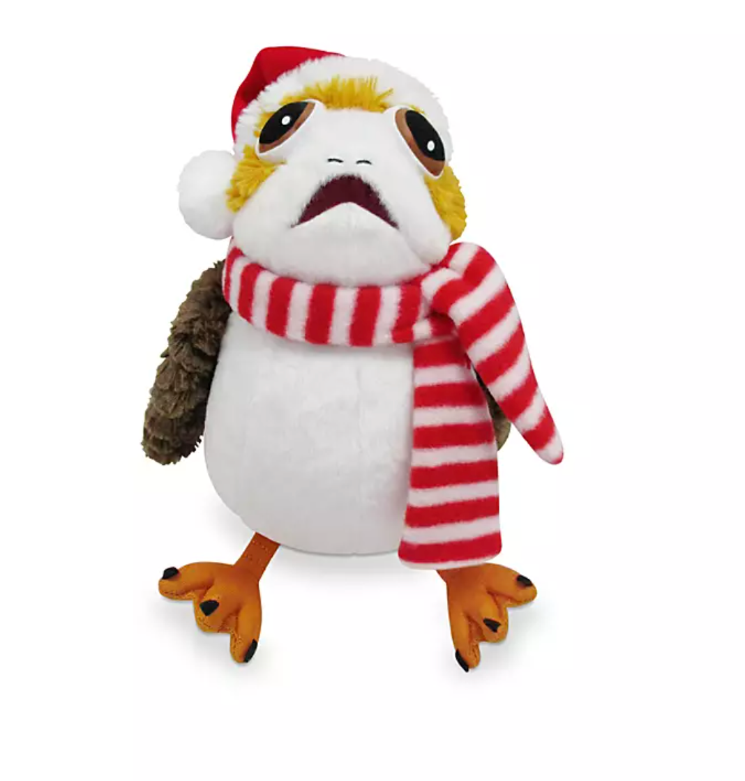 Disney Star Wars Porg Holiday Cheer Christmas Small Plush New with Tag