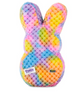Peeps Easter Peep Rainbow Bunny Light Up Plush New with Tag