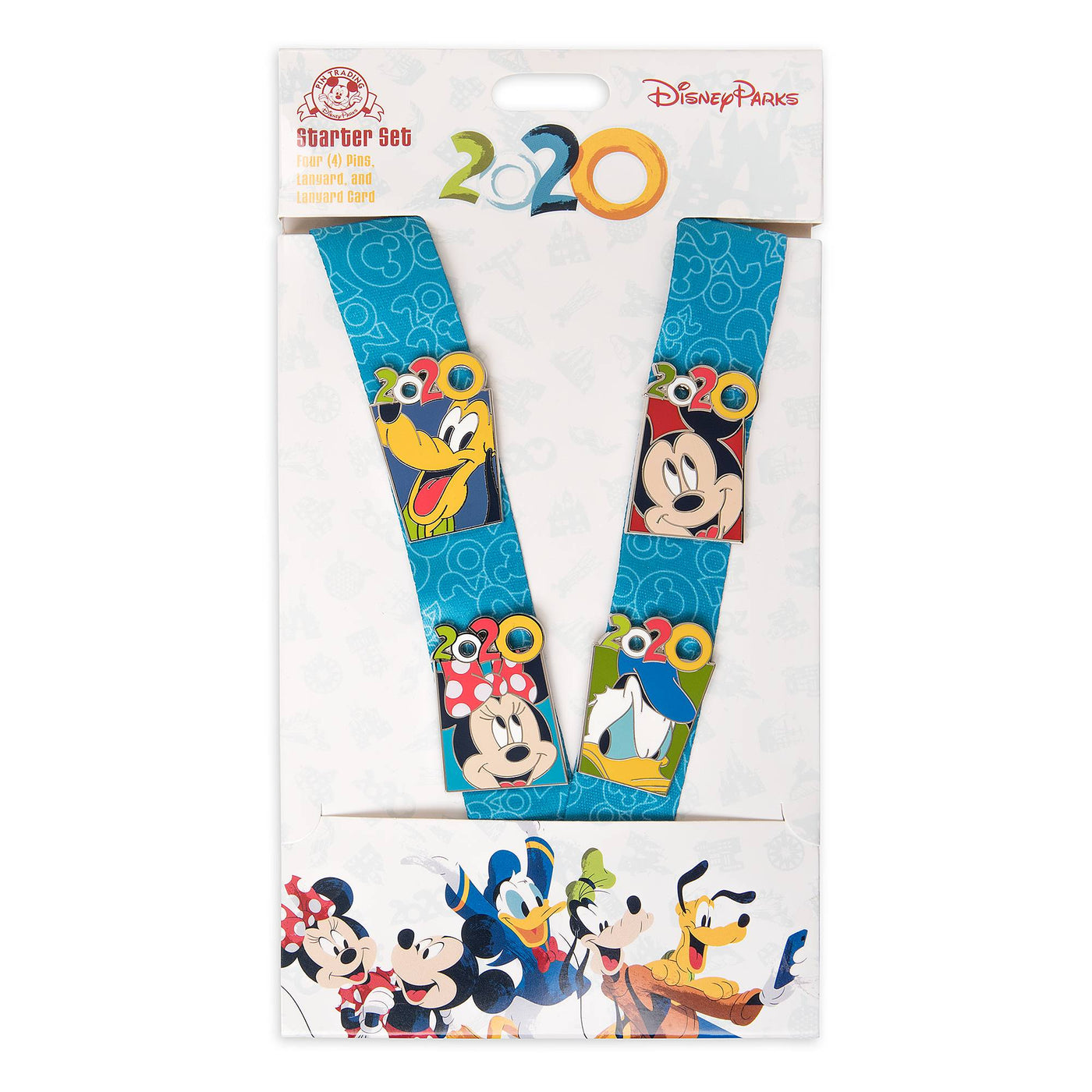 Disney Parks Mickey Mouse and Friends Pin Trading Starter Set 2020 New