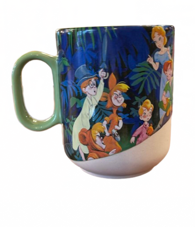 Disney Parks Masterpiece Peter Pan Wendi Ceramic Coffee Mug New