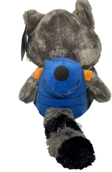 Disney Parks Guardians of Galaxy Rocket Big Feet Plush New with Tag