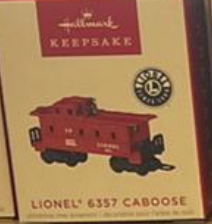 Hallmark 2022 Lionel 6357 Caboose Christmas Ornament New With Box