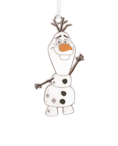 Hallmark Disney Frozen Olaf Metal Ornament New with Card