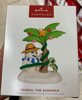 Hallmark 2022 Sandal the Sandman Christmas Ornament New Box