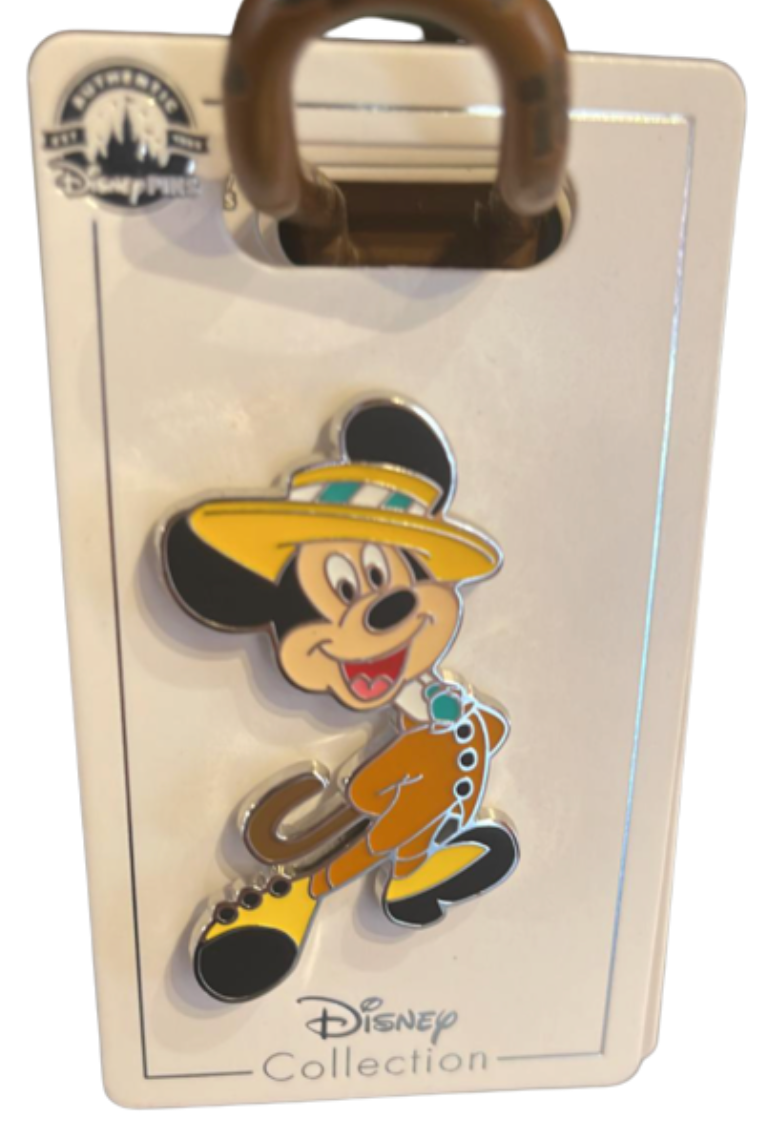 Disney Parks Mickey Mouse Suit Pin New With Card